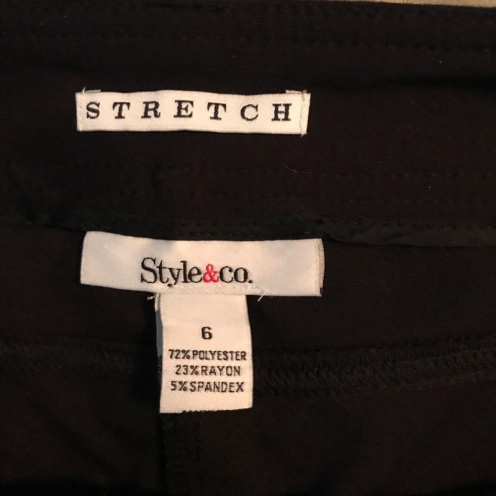 Style&co black pants